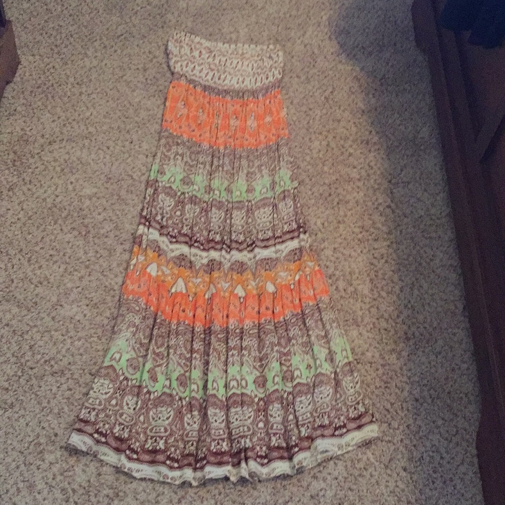 Strapless Maxi Dress
